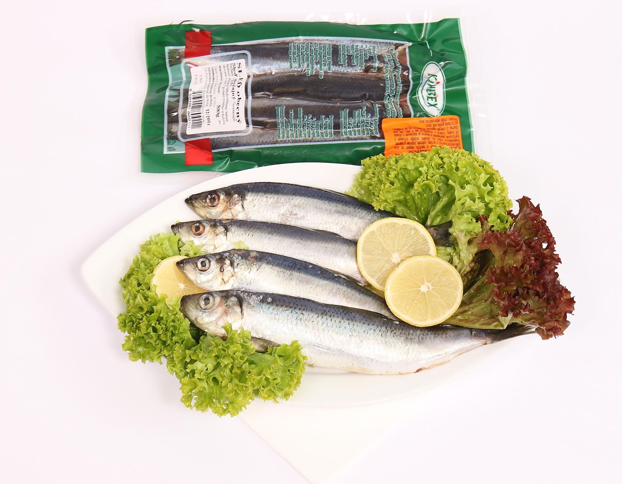Mražené potraviny - Sleď kuchaný mražený 500g