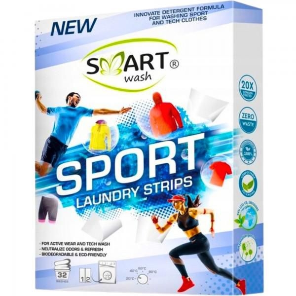 Drogerie a kosmetika - SMART wash Sport ubrousky na praní 32 ks