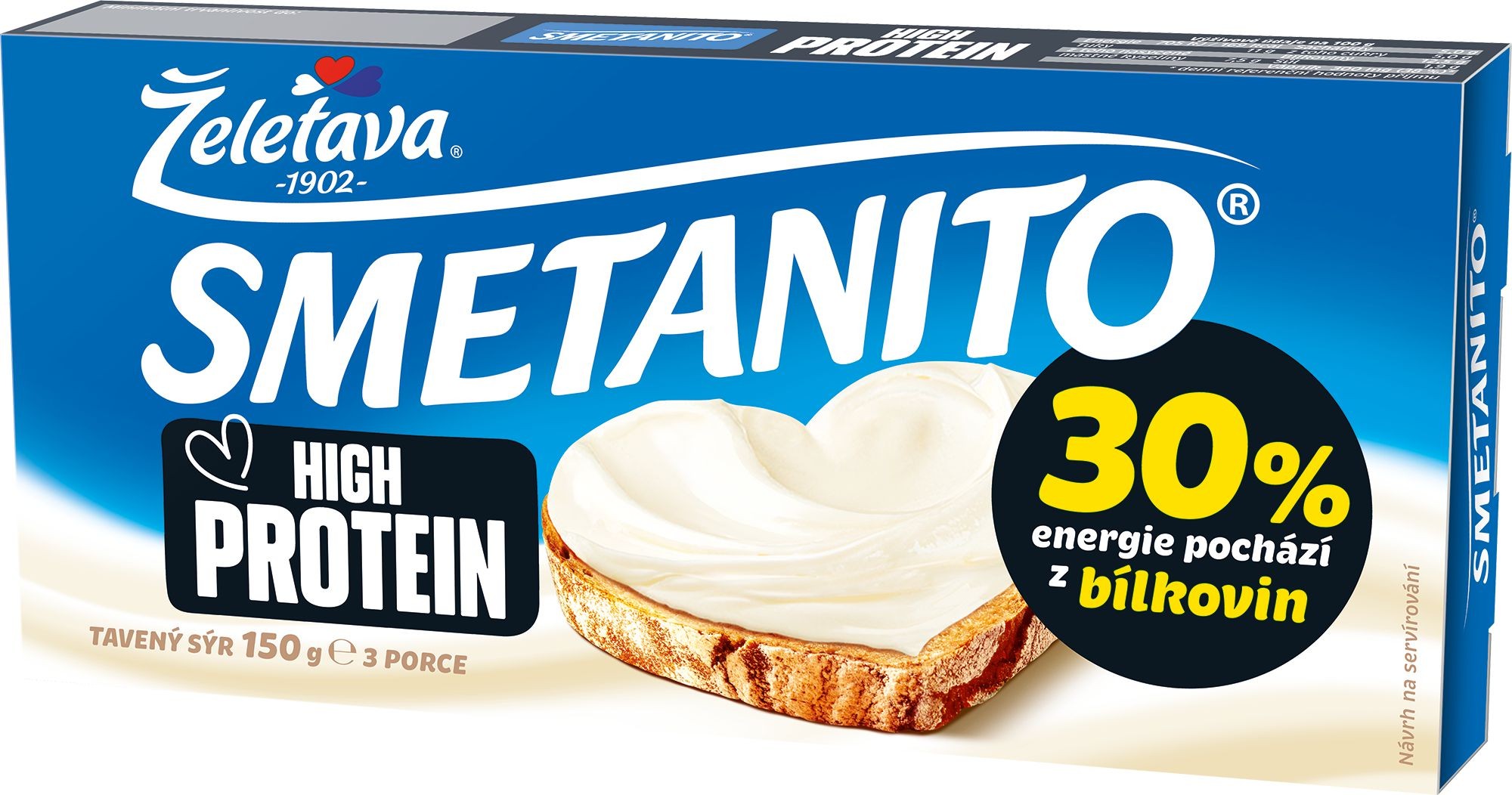 Mléčné a chlazené - Smetanito High Protein 3 ks 150g