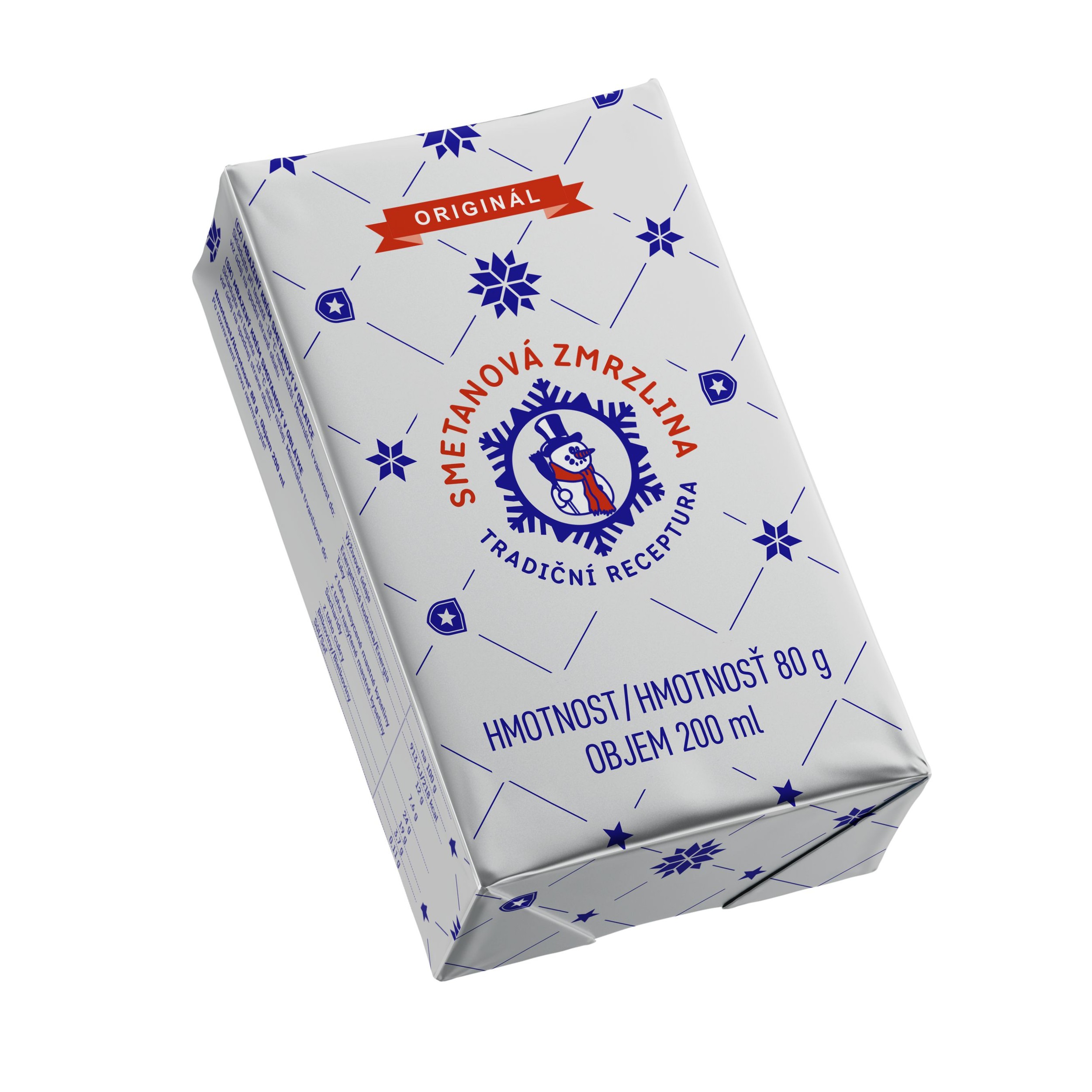Mražené potraviny - Smetanová zmrzlina 200ml