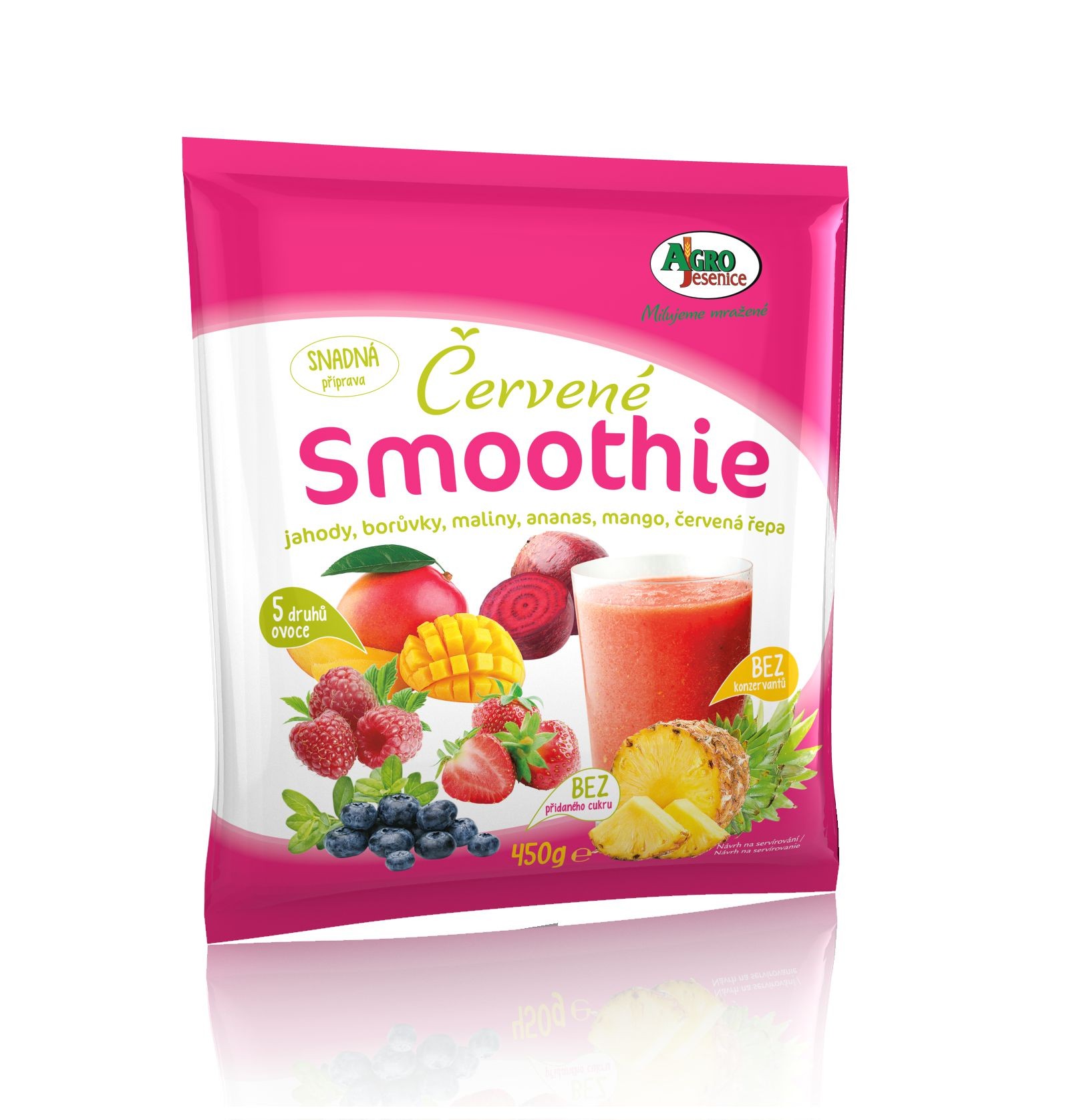 Mražené potraviny - Smoothie červené mražené 450g