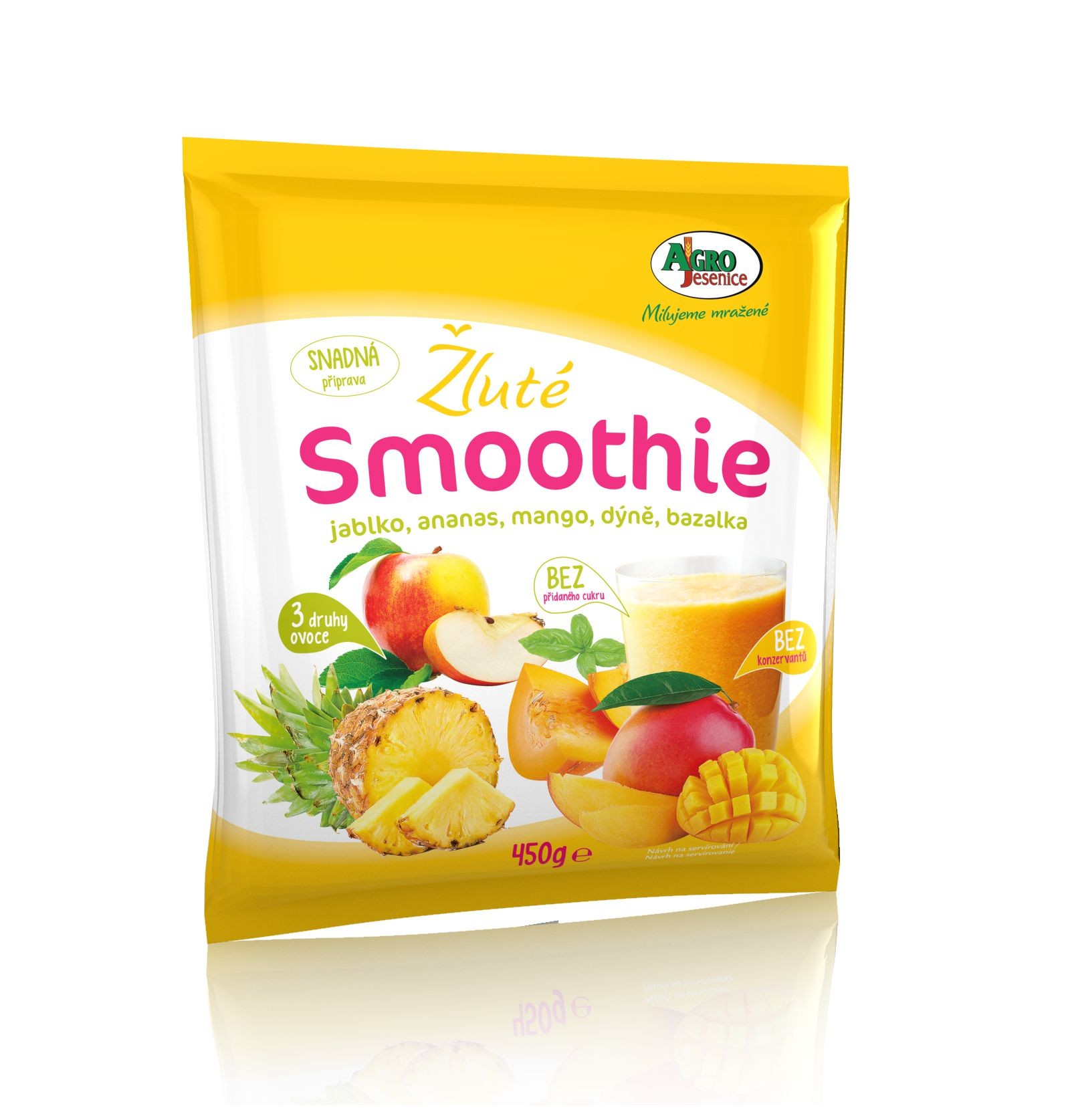 Mražené potraviny - Smoothie žluté mražené 450g