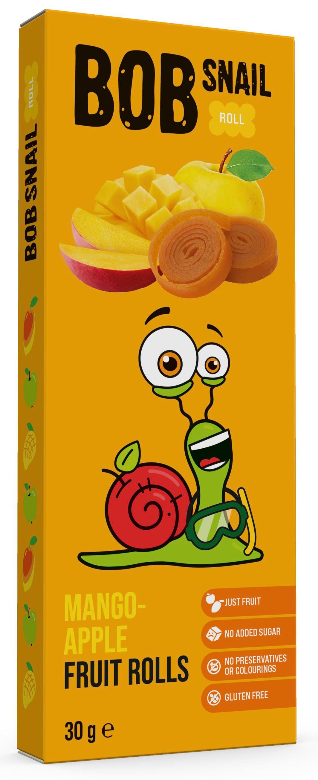 Trvanlivé potraviny - Šnek Bob Mango-Jablko 30g