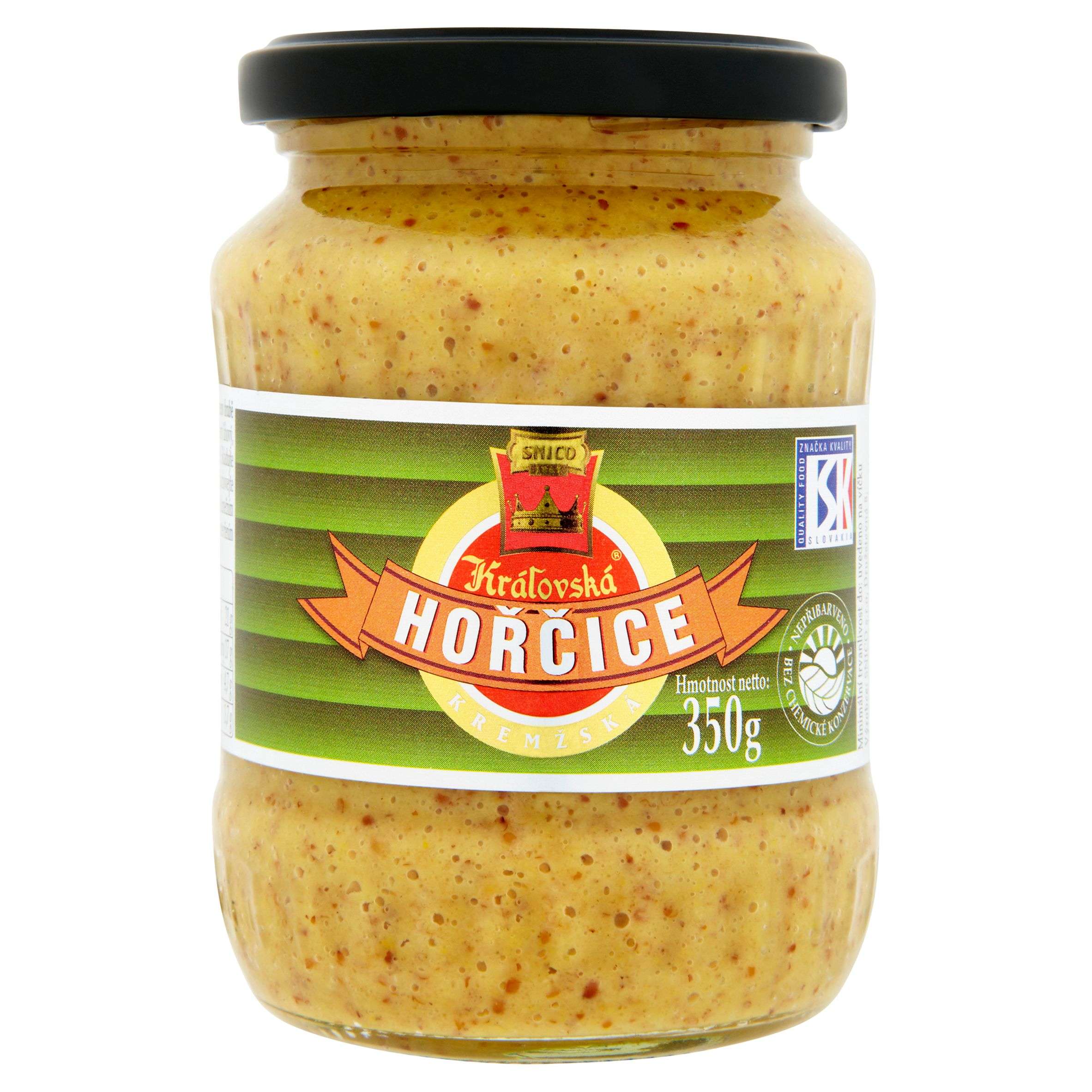 Trvanlivé potraviny - Snico Královská hořčice kremžská 350 g