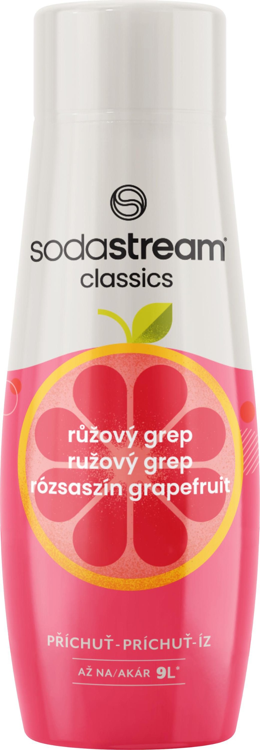 Nápoje - Sodastream Příchuť růžový grep 440ml