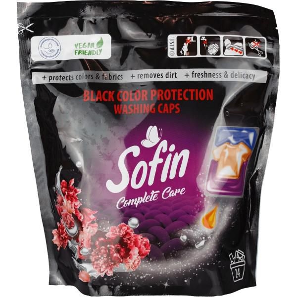 Drogerie a kosmetika - Sofin Gelové kapsle na praní prádla Black 24ks