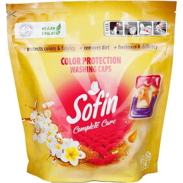 Drogerie a kosmetika - Sofin Gelové kapsle na praní prádla Color 24ks