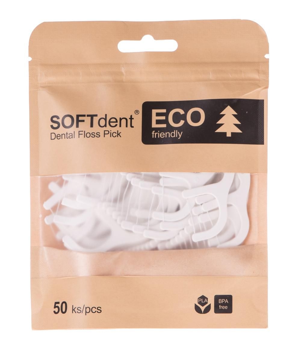 Drogerie a kosmetika - SOFTdent ECO dentální párátka 50 ks