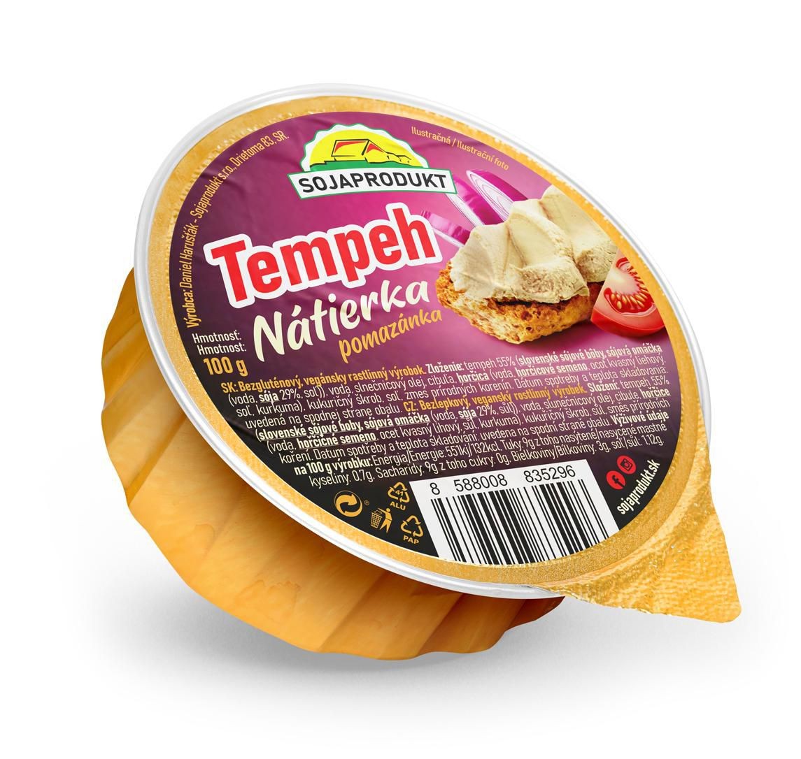 Zdravý svět - Sojaprodukt Tempeh pomazánka 100g
