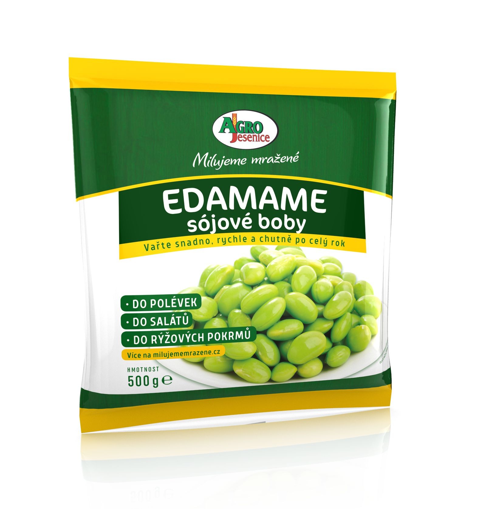 Mražené potraviny - Sójové boby Edamame mražené 500g