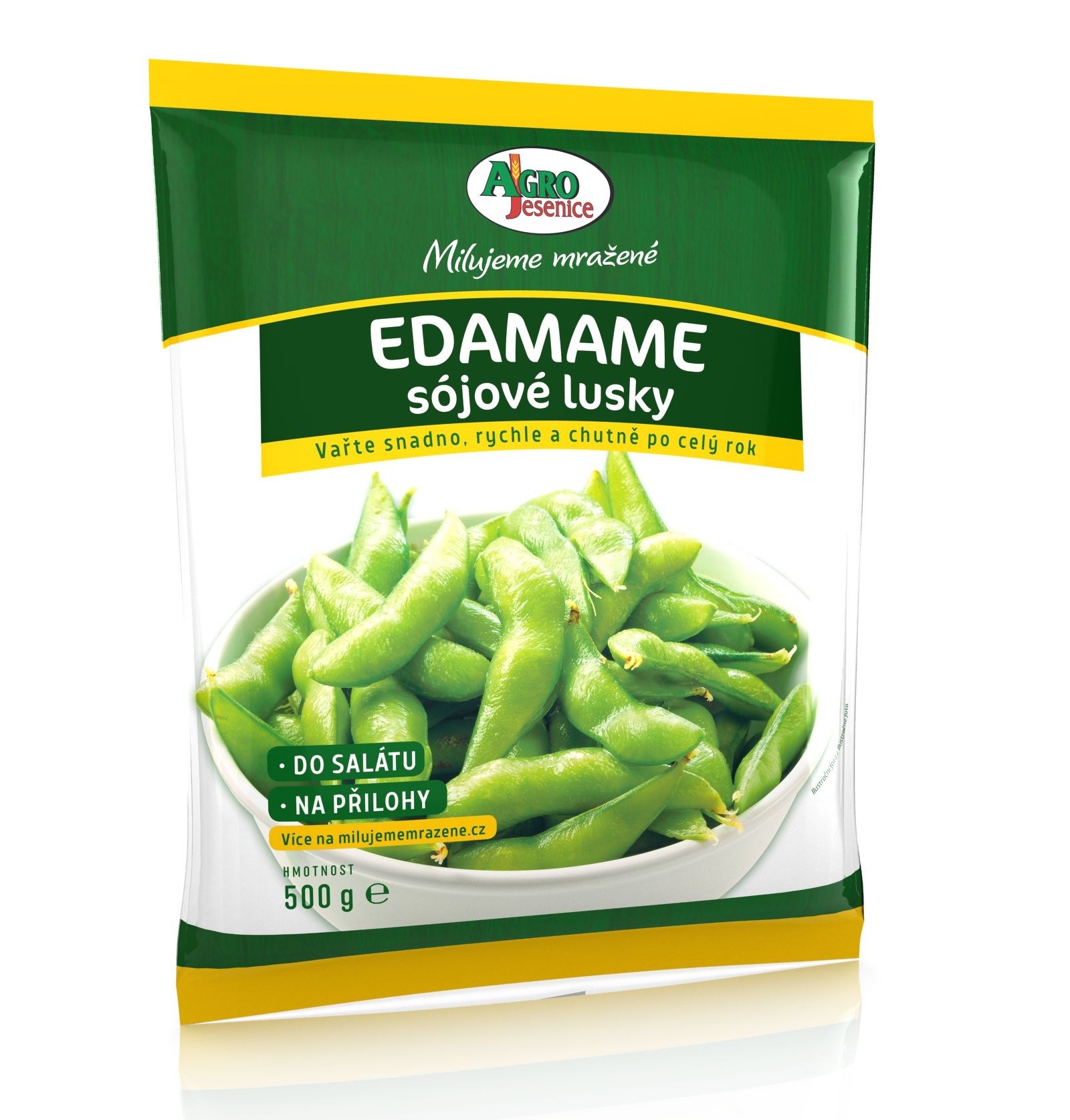 Mražené potraviny - Sójové lusky Edamame mražené 500g