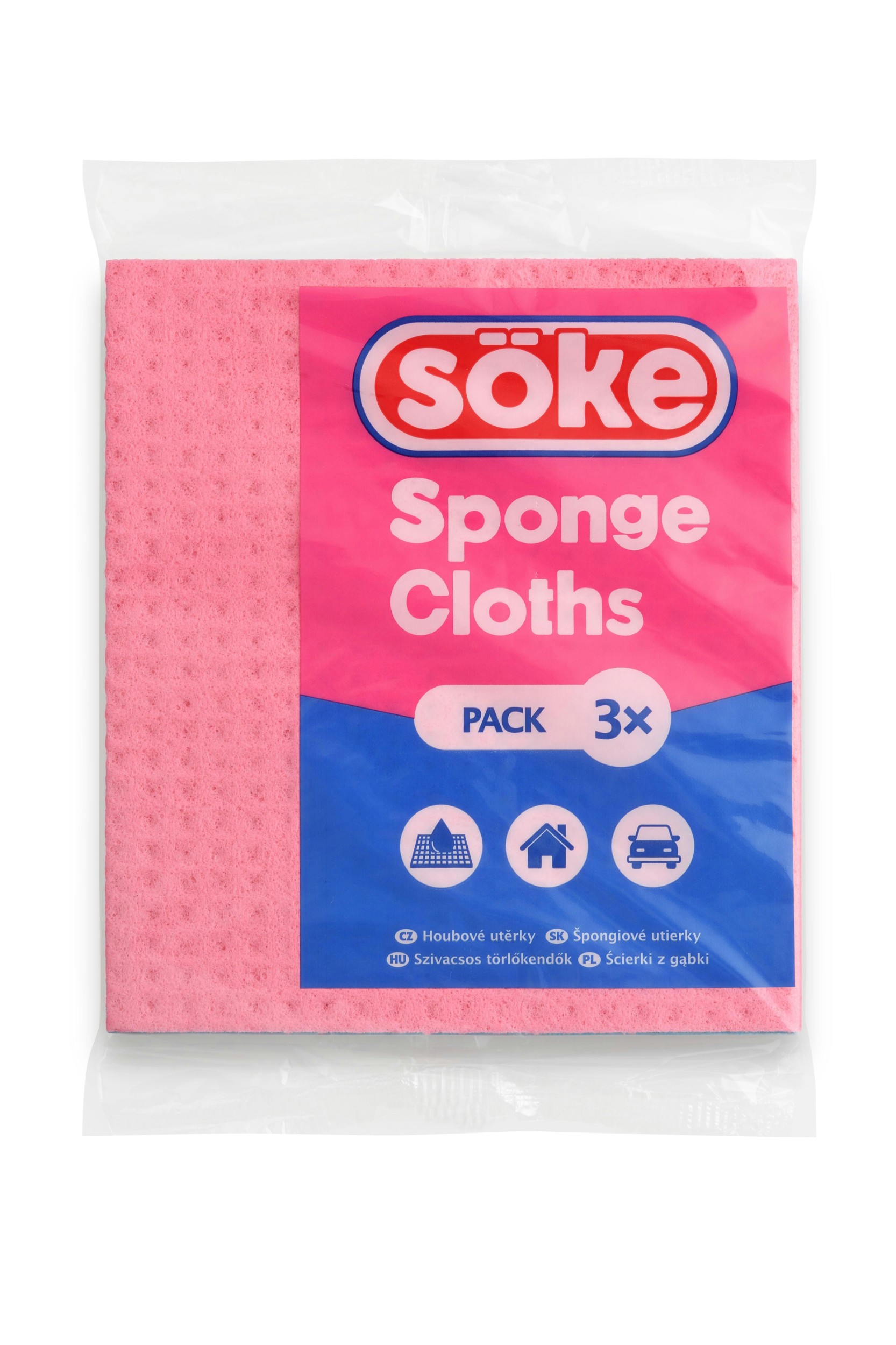 Drogerie a kosmetika - Söke Houbová utěrka 3ks