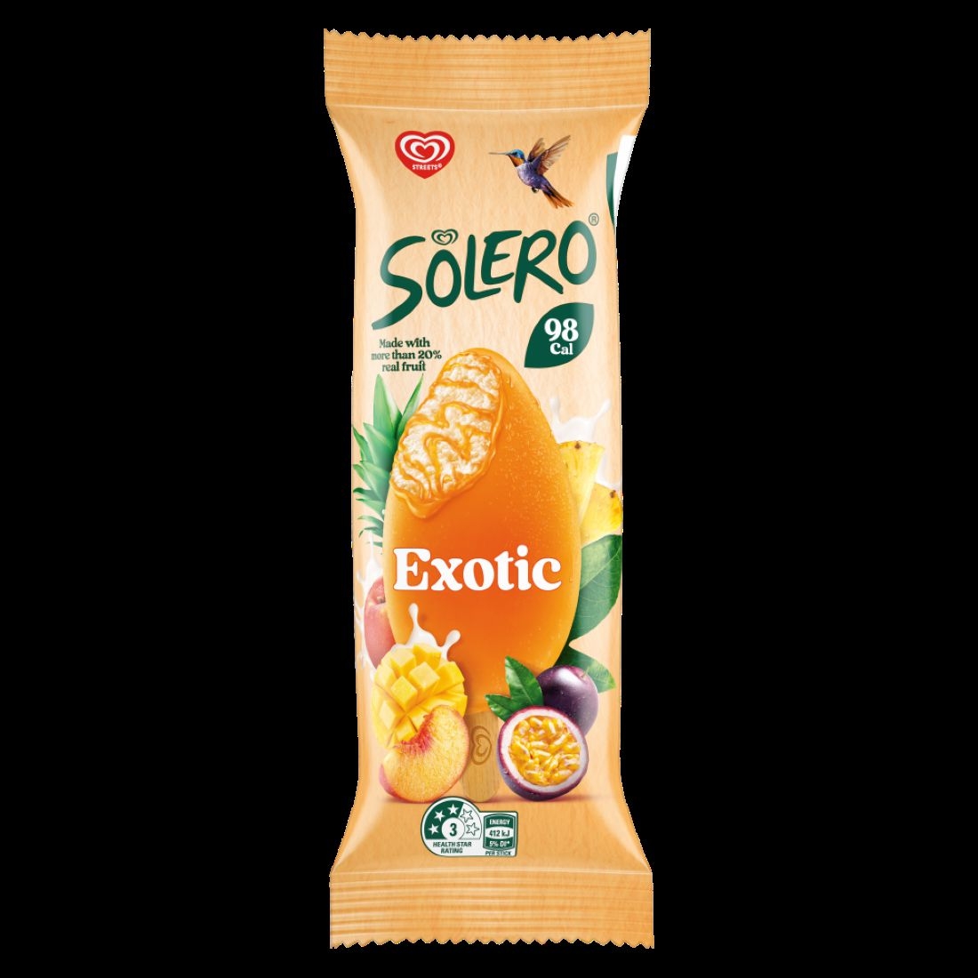 Mražené potraviny - Solero Exotic zmrzlina 90ml
