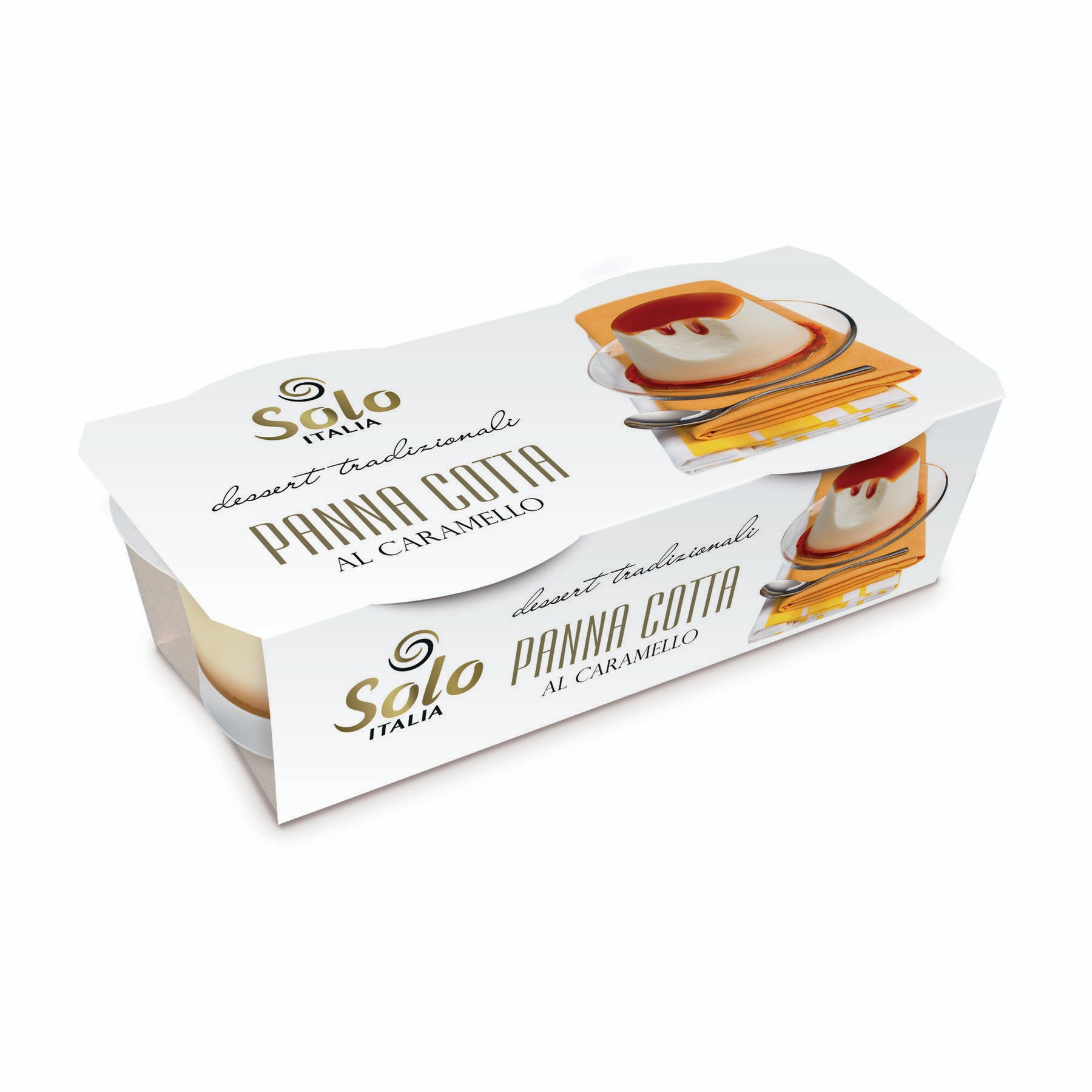 Trvanlivé potraviny - Solo Italia Panna Cotta 2x100g