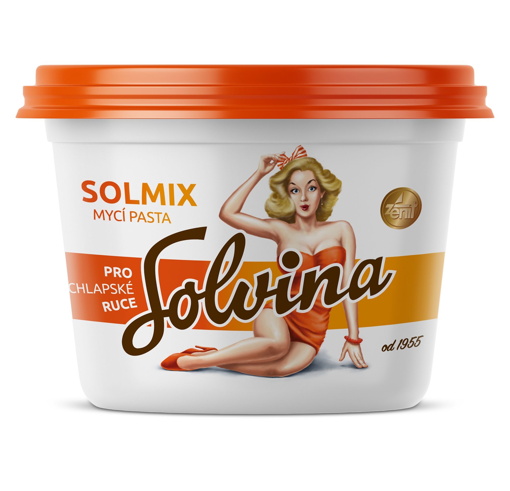 Drogerie a kosmetika - Solvina Solmix tradiční pilinová mycí pasta na ruce 375 g