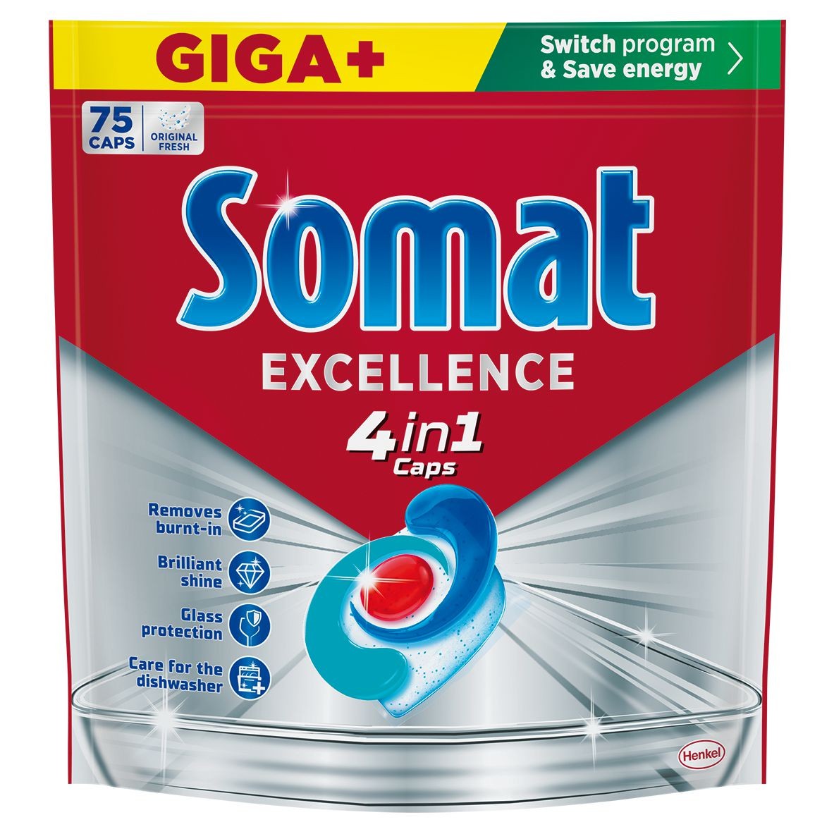 Drogerie a kosmetika - Somat 4in1 75 kapslí