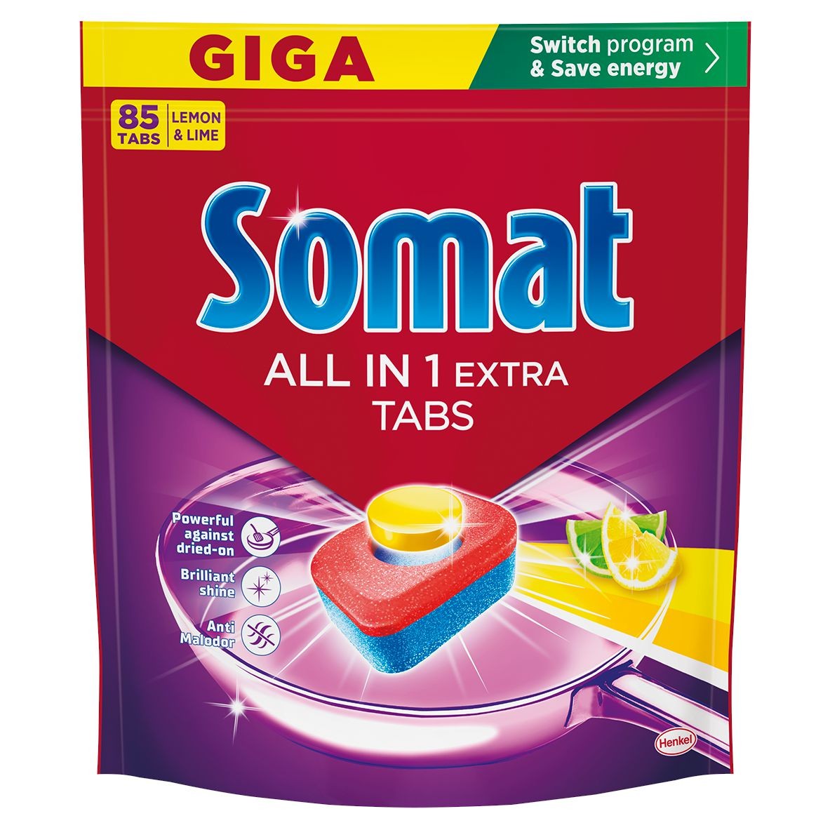 Somat All in One Extra Lemon 85 tablet