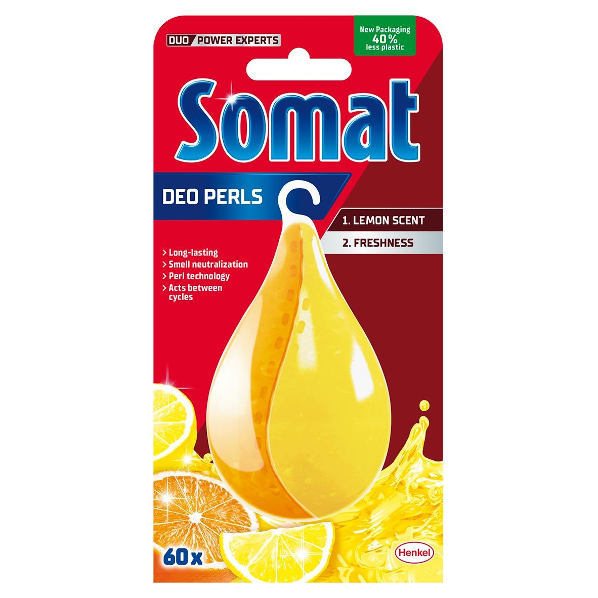 Drogerie a kosmetika - Somat Deo Duo-Perls s vůní citronu a pomeranče 17 g
