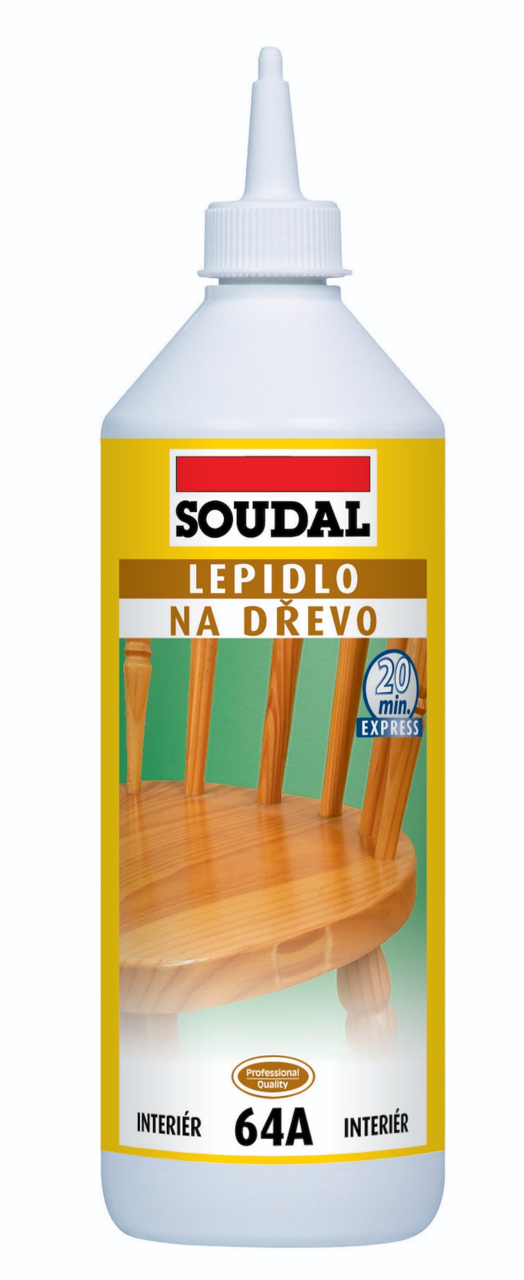 Domácnost a Zahrada - Soudal Lepidlo na dřevo 64A rychleschnoucí