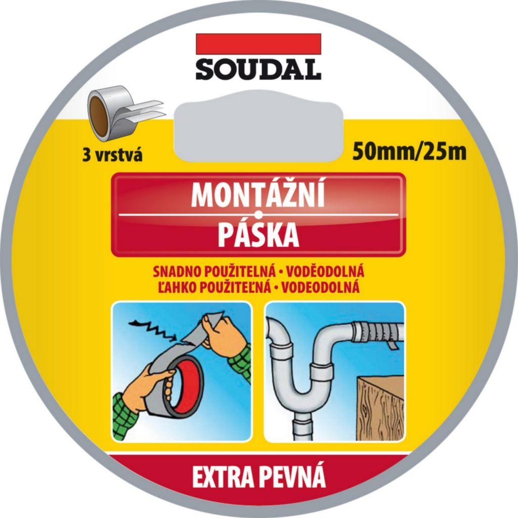 Domácnost a Zahrada - Soudal Montážní páska 50mm/10m