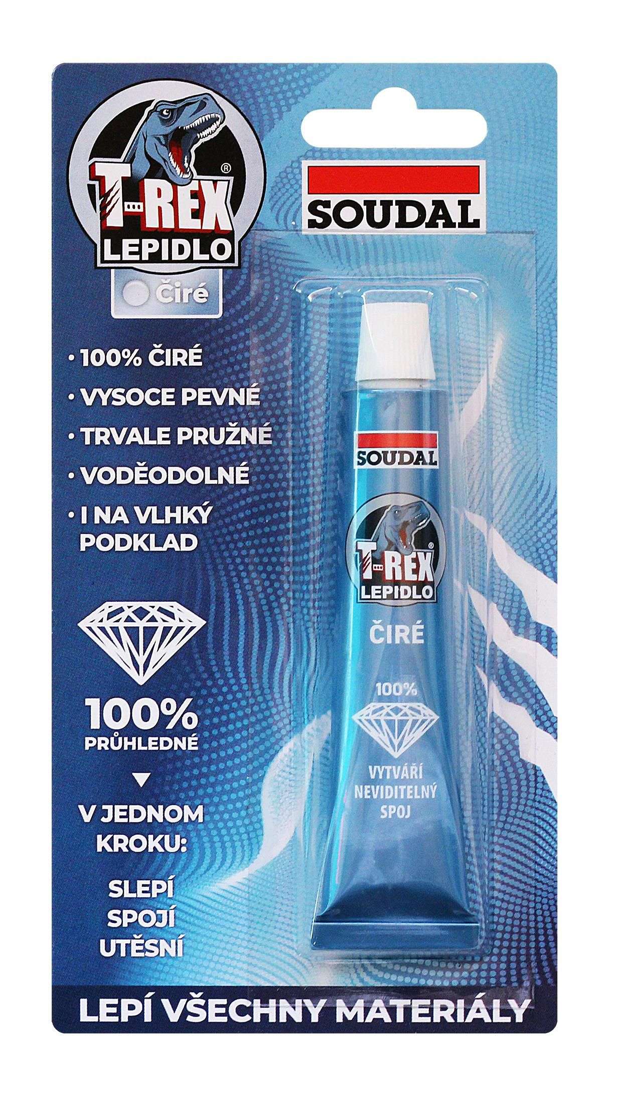 Domácnost a Zahrada - Soudal T-rex lepidlo čiré 25ml
