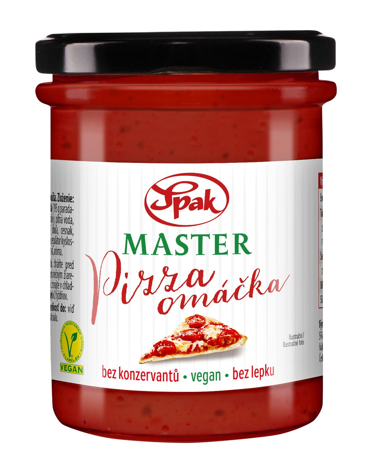 Trvanlivé potraviny - Spak Pizza omáčka Master 170 ml