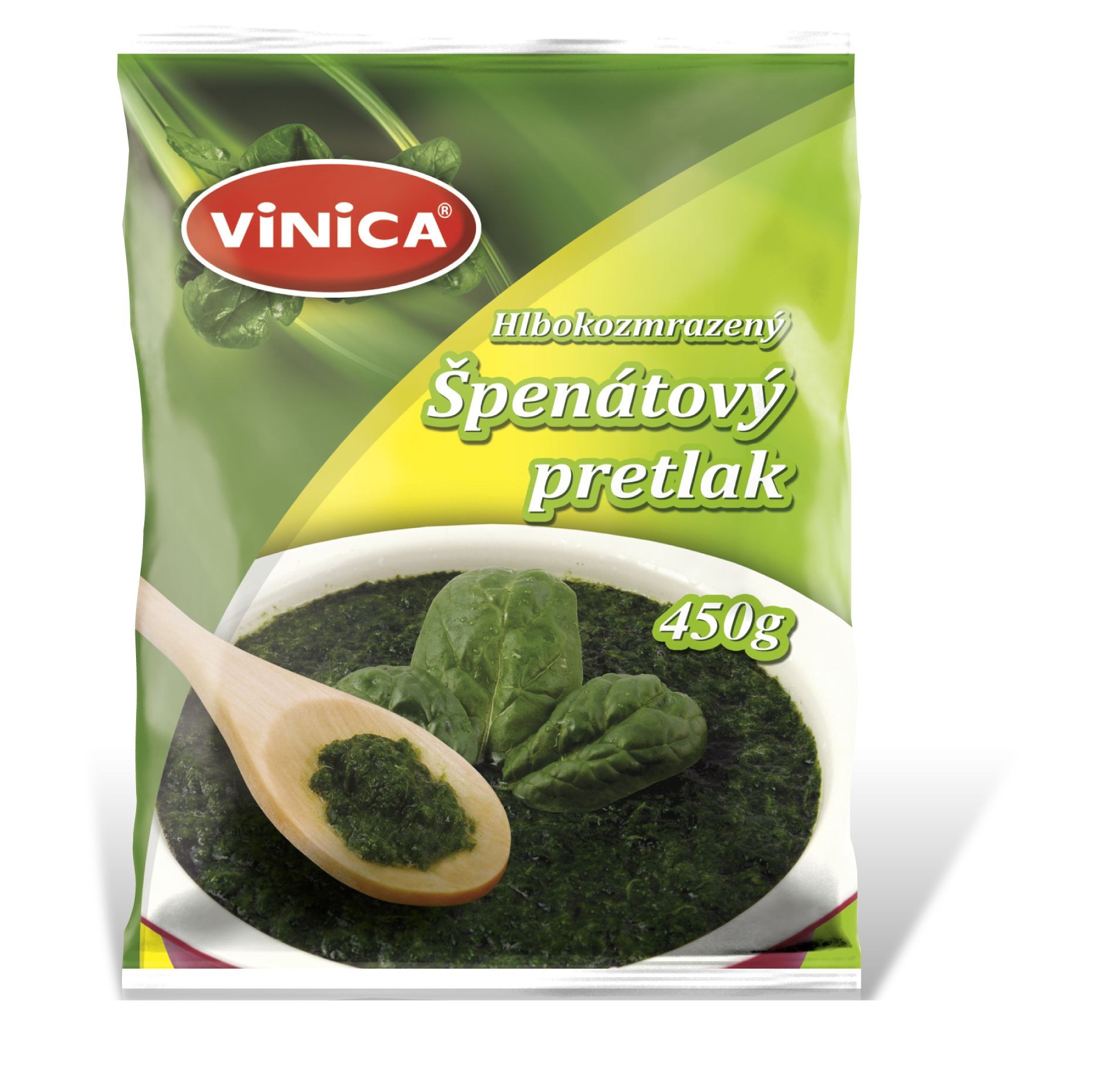 Mražené potraviny - Špenátový protlak Vinica mražený 450g