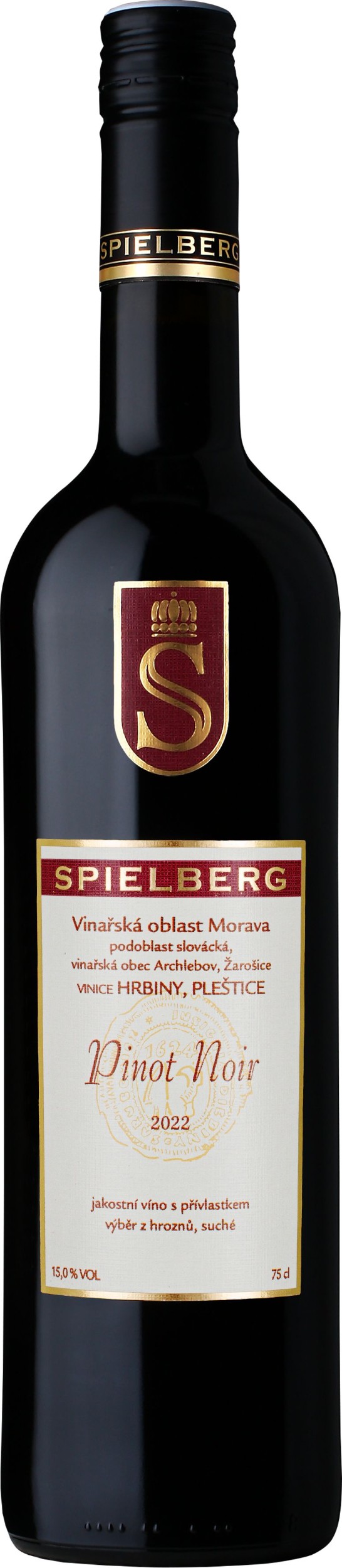 Nápoje - Spielberg Pinot Noir pozdní sběr 750 ml