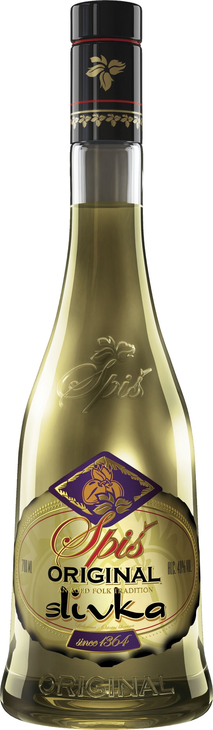 Spiš Originál Slivka 40%, 0,7l-0