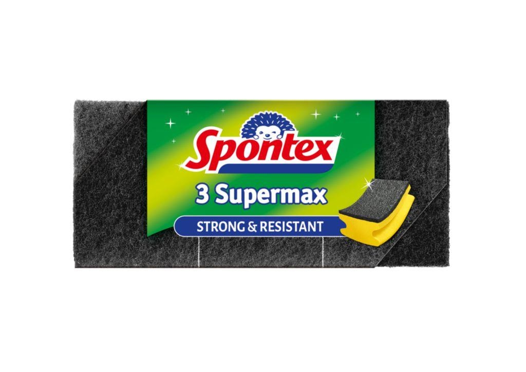 Drogerie a kosmetika - Spontex 3 Super Max Houba tvarovaná 3 ks