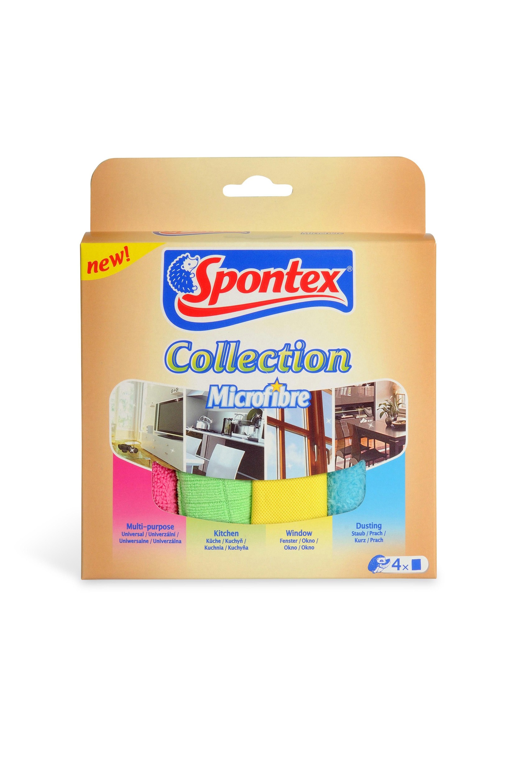 Domácnost a Zahrada - Spontex Collection utěrky 4 ks