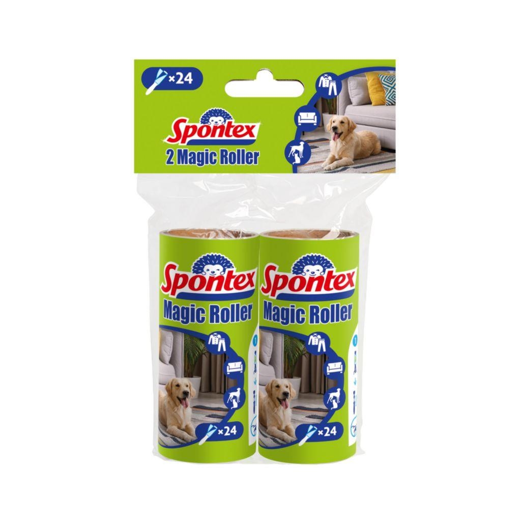 Domácnost a Zahrada - Spontex Magic Roller náhradní valečky na textil 2 ks