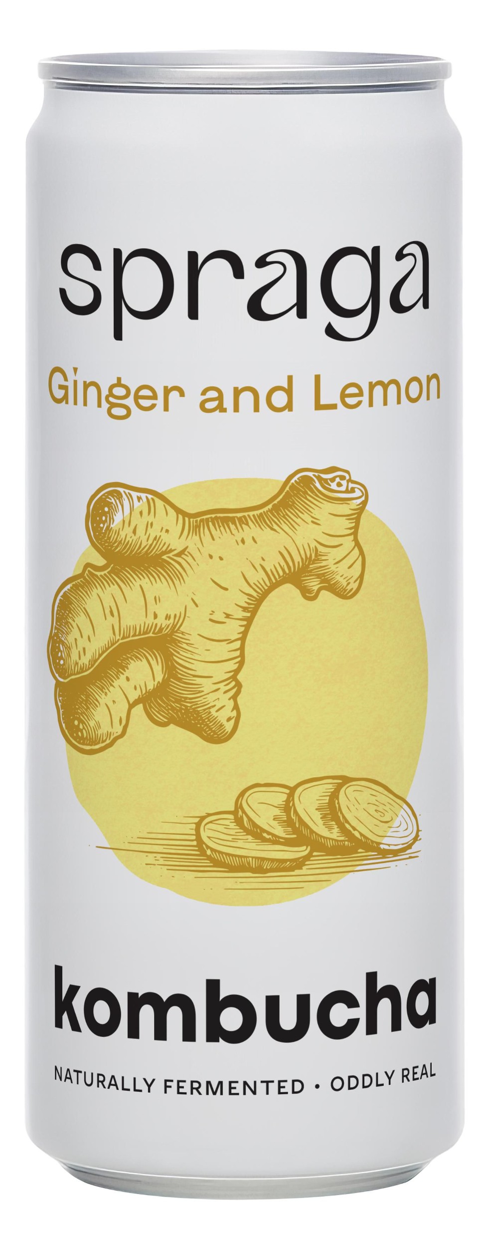 Nápoje - Spraga Kombucha Ginger and Lemon 330ml
