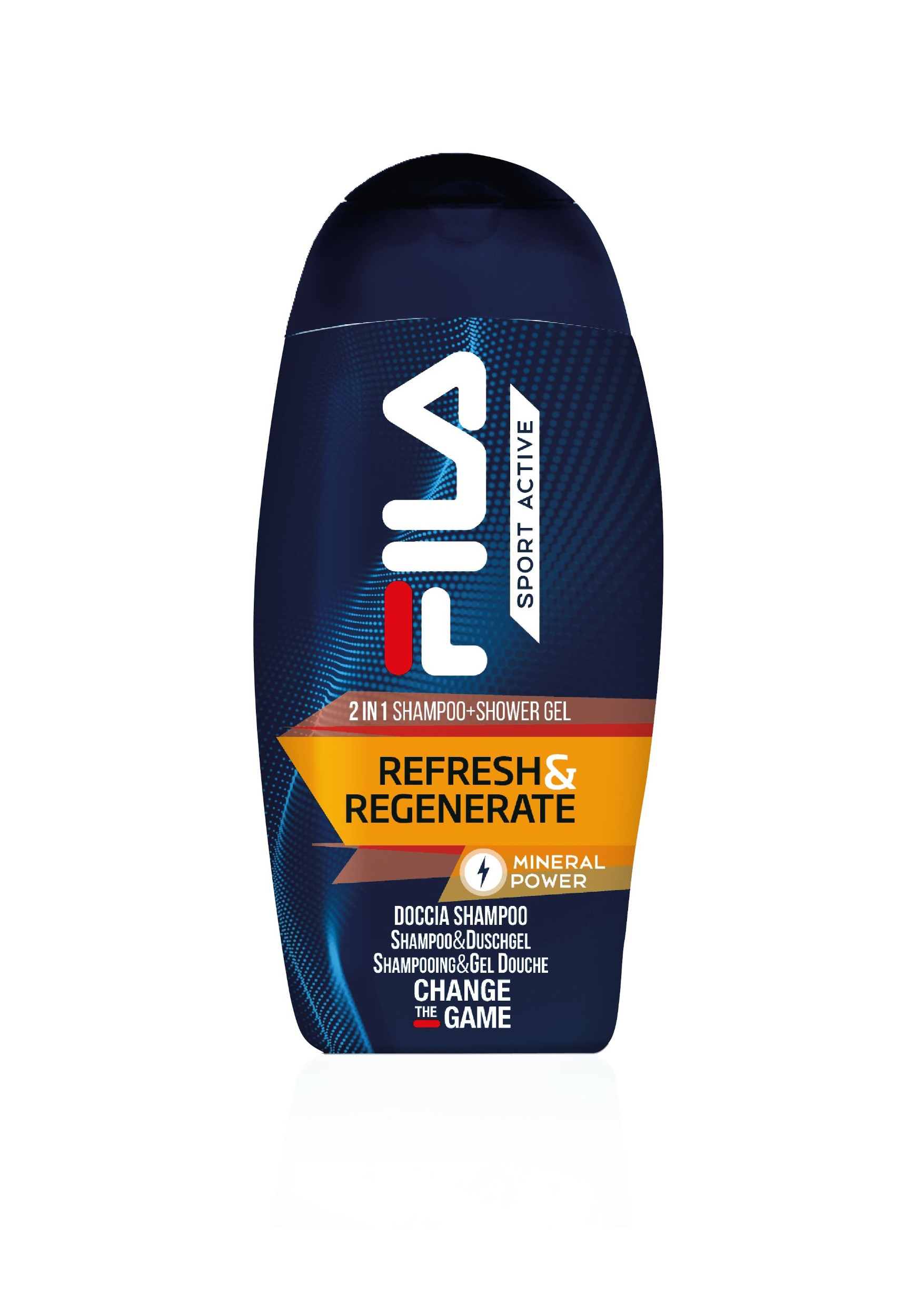 Drogerie a kosmetika - Sprchový gel Fila Refresh&Regenerate 250 ml na vlasy a tělo pro muže.