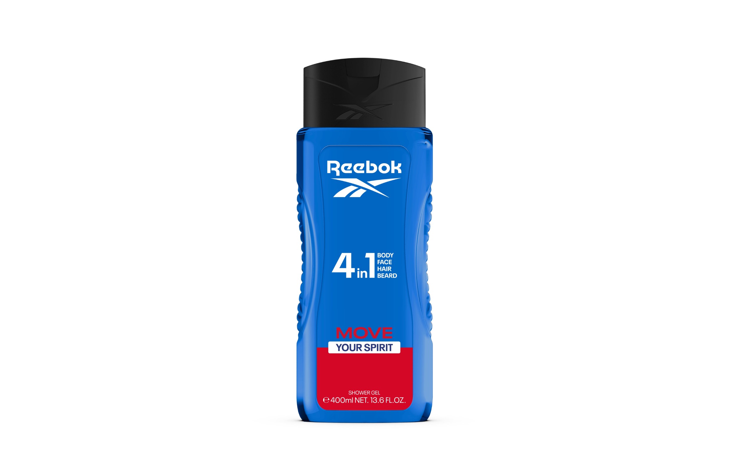 Drogerie a kosmetika - Sprchový gel Reebok Move your spirit na vlasy a tělo pro muže 400 ml