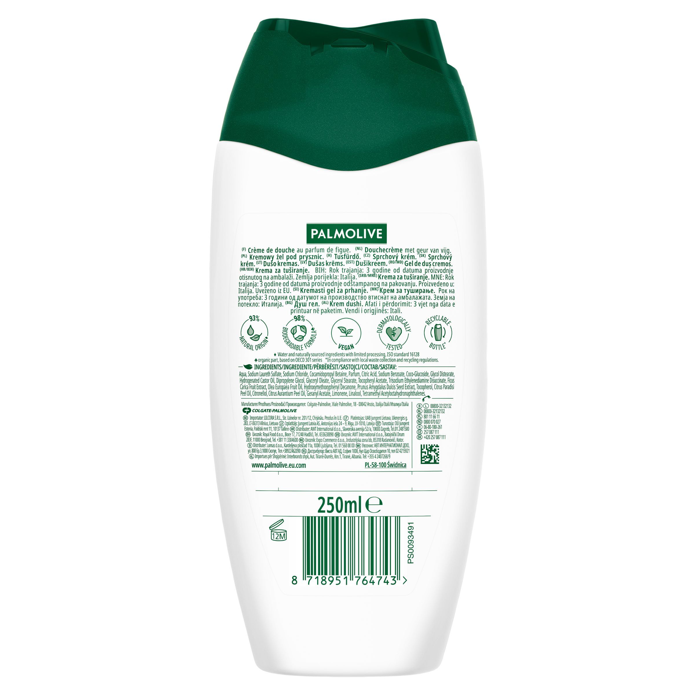 Sprchový krém Palmolive Naturals Fig & Milk 250 ml-0
