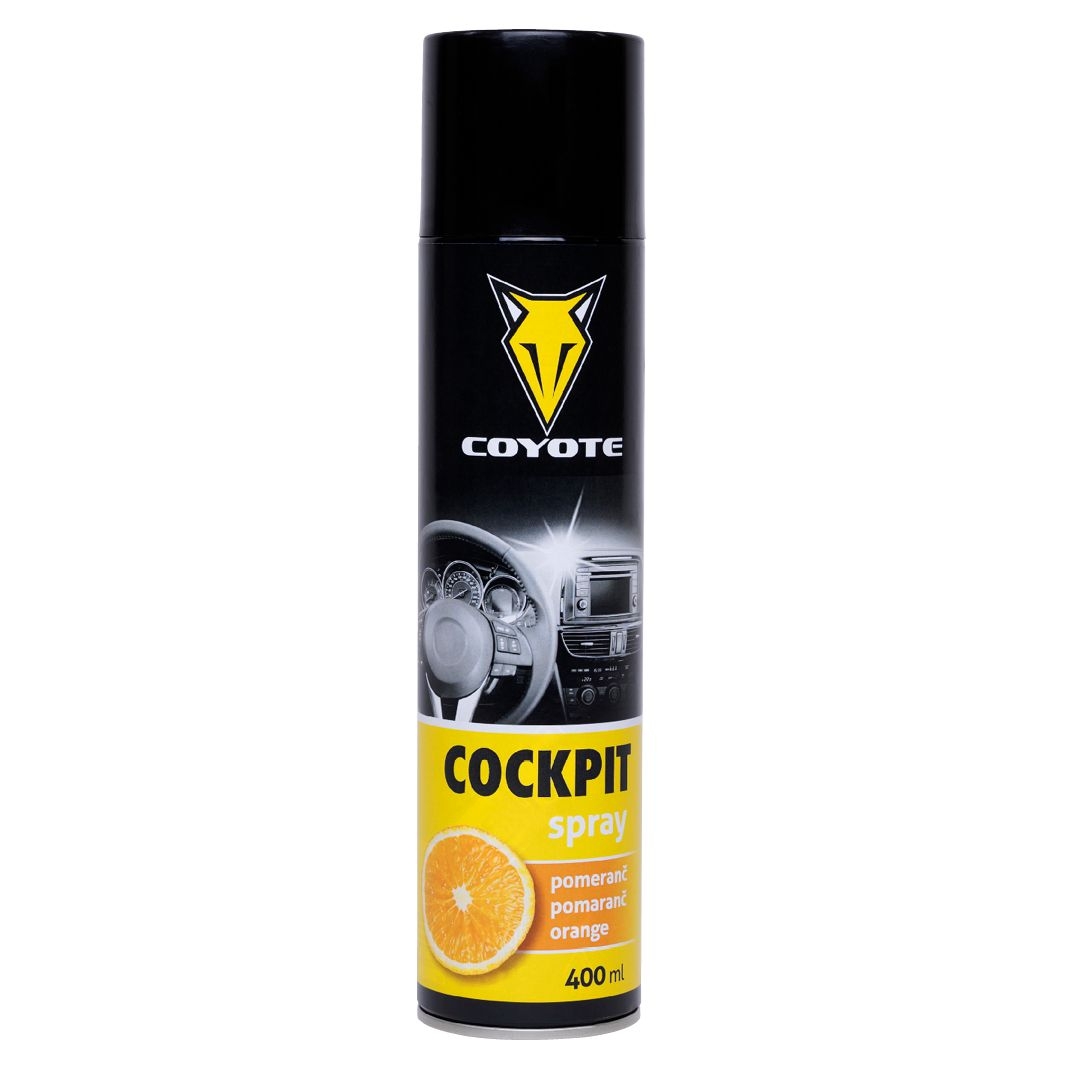 Auto-moto - Sprej cockpit pomeranč Coyote 400 ml