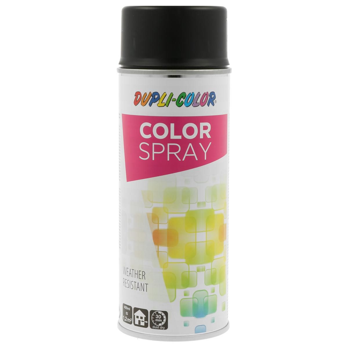 Domácnost a Zahrada - Sprej Dupli-color Colorspray RAL9005 mat 400ml