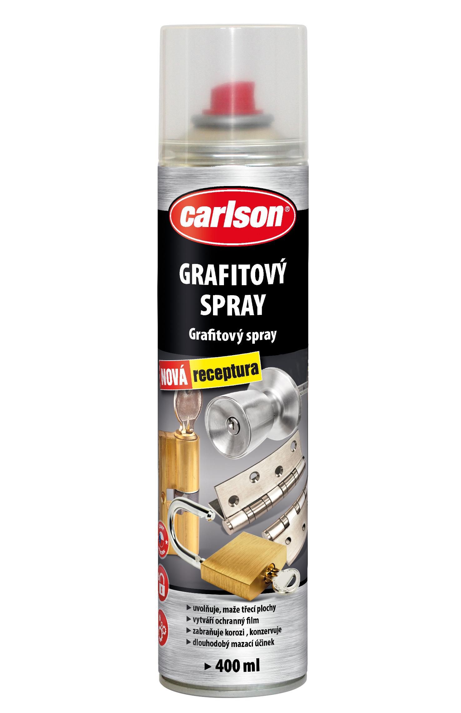 Auto-moto - SPREJ GRAFITOVÝ CARLSON AEROSOL 400ML
