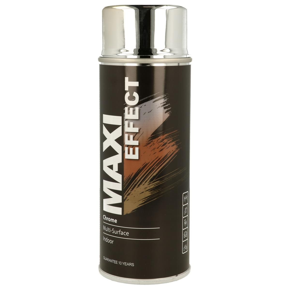 Domácnost a Zahrada - Sprej Maxi color Chrom efekt stříbrný  400ml