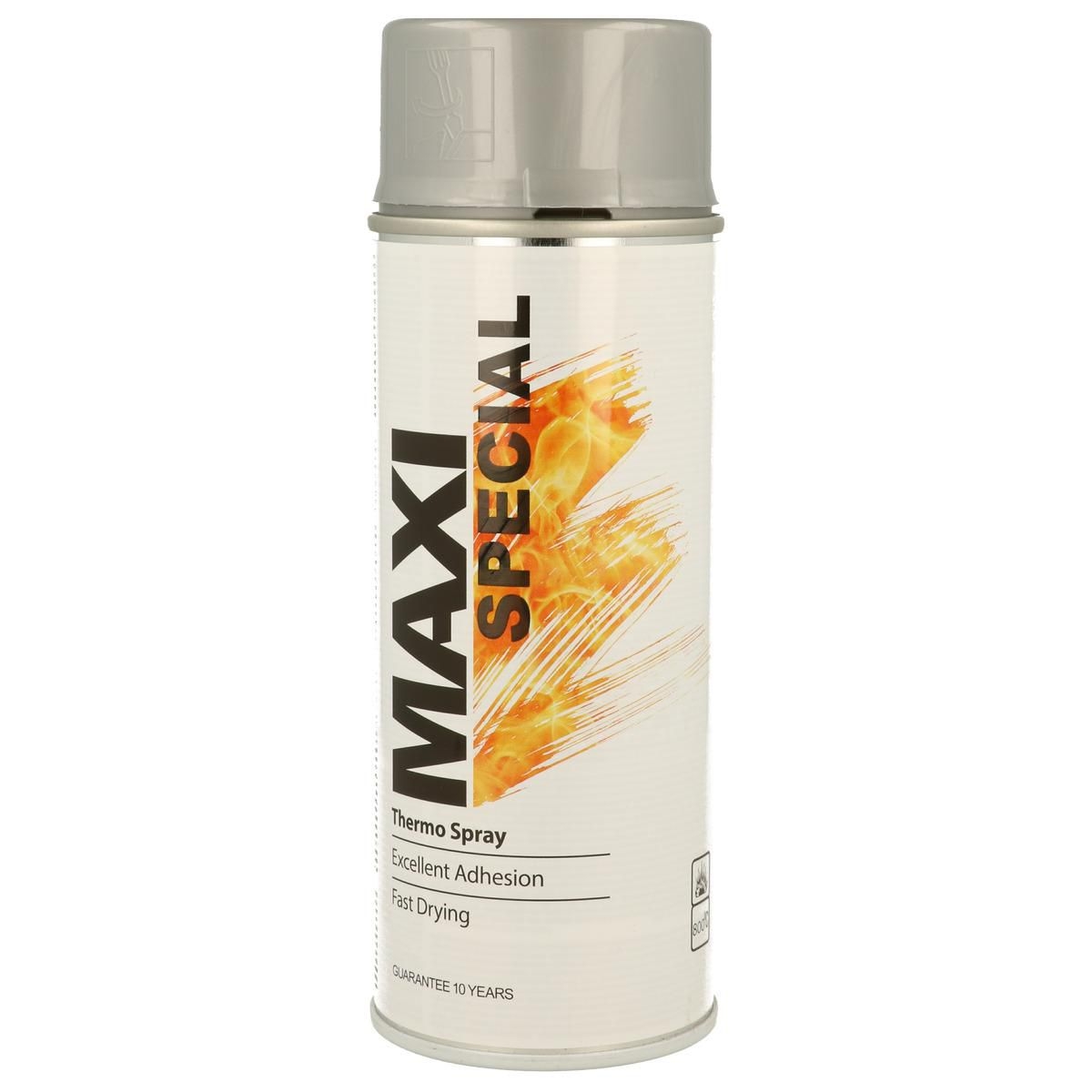 Domácnost a Zahrada - Sprej Maxi color Žáruvzdorný stříbrný 400ml
