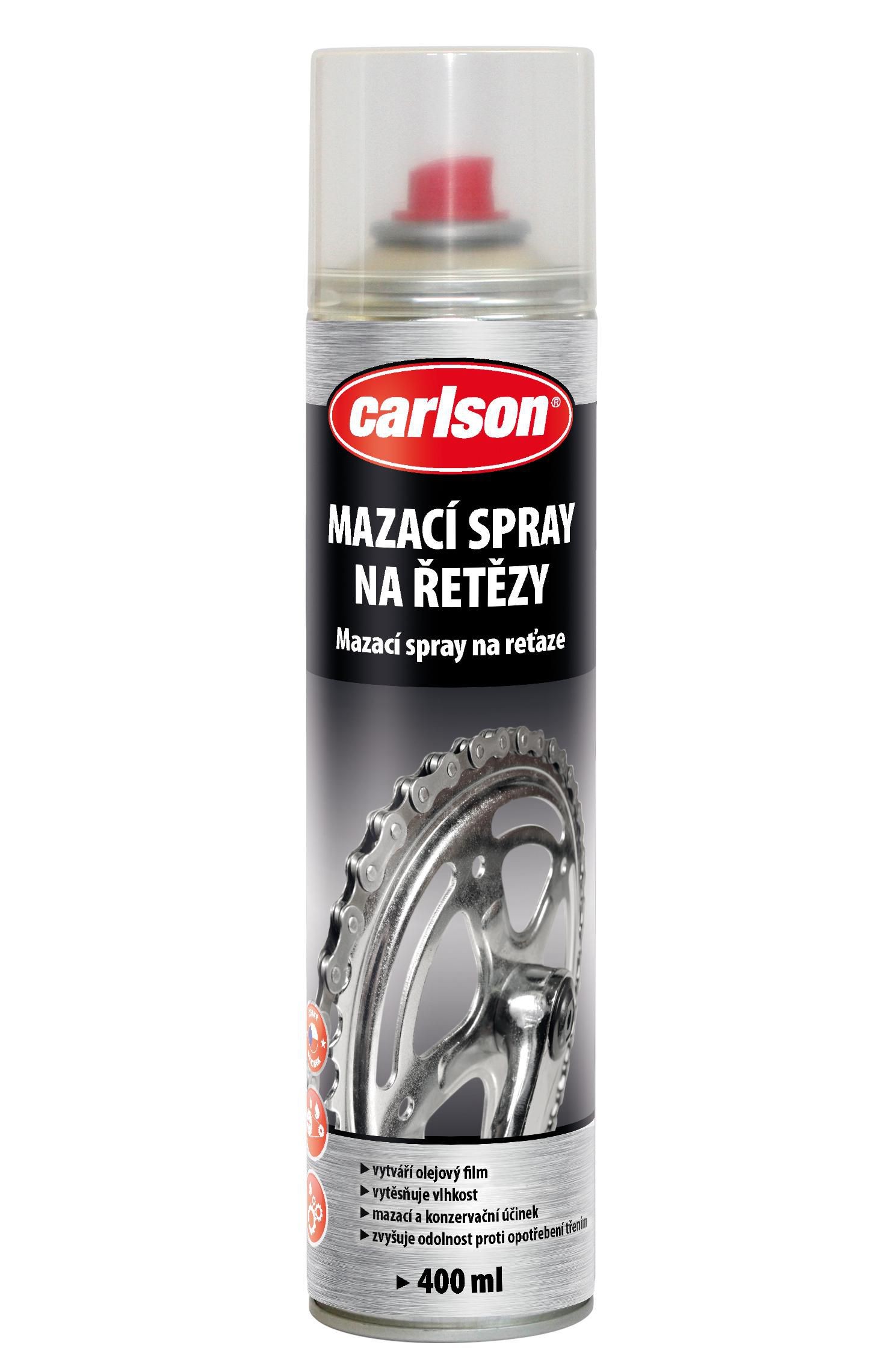 Auto-moto - SPREJ MAZACÍ NA ŘETĚZY CARLSON 400ML
