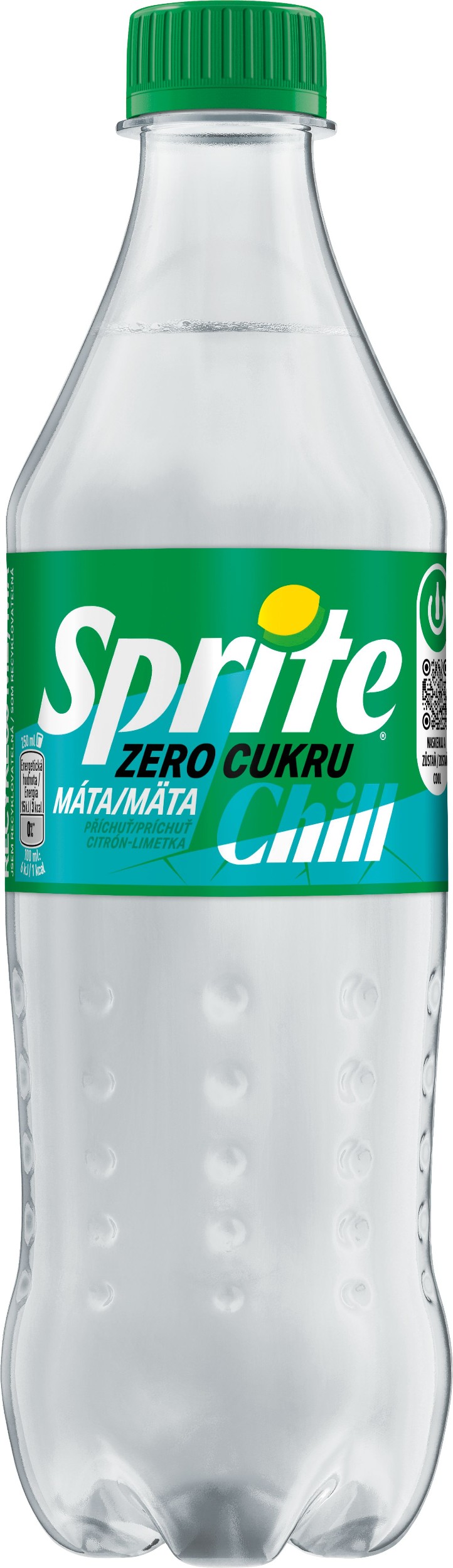 Nápoje - Sprite Chill Mint zero 0,5L