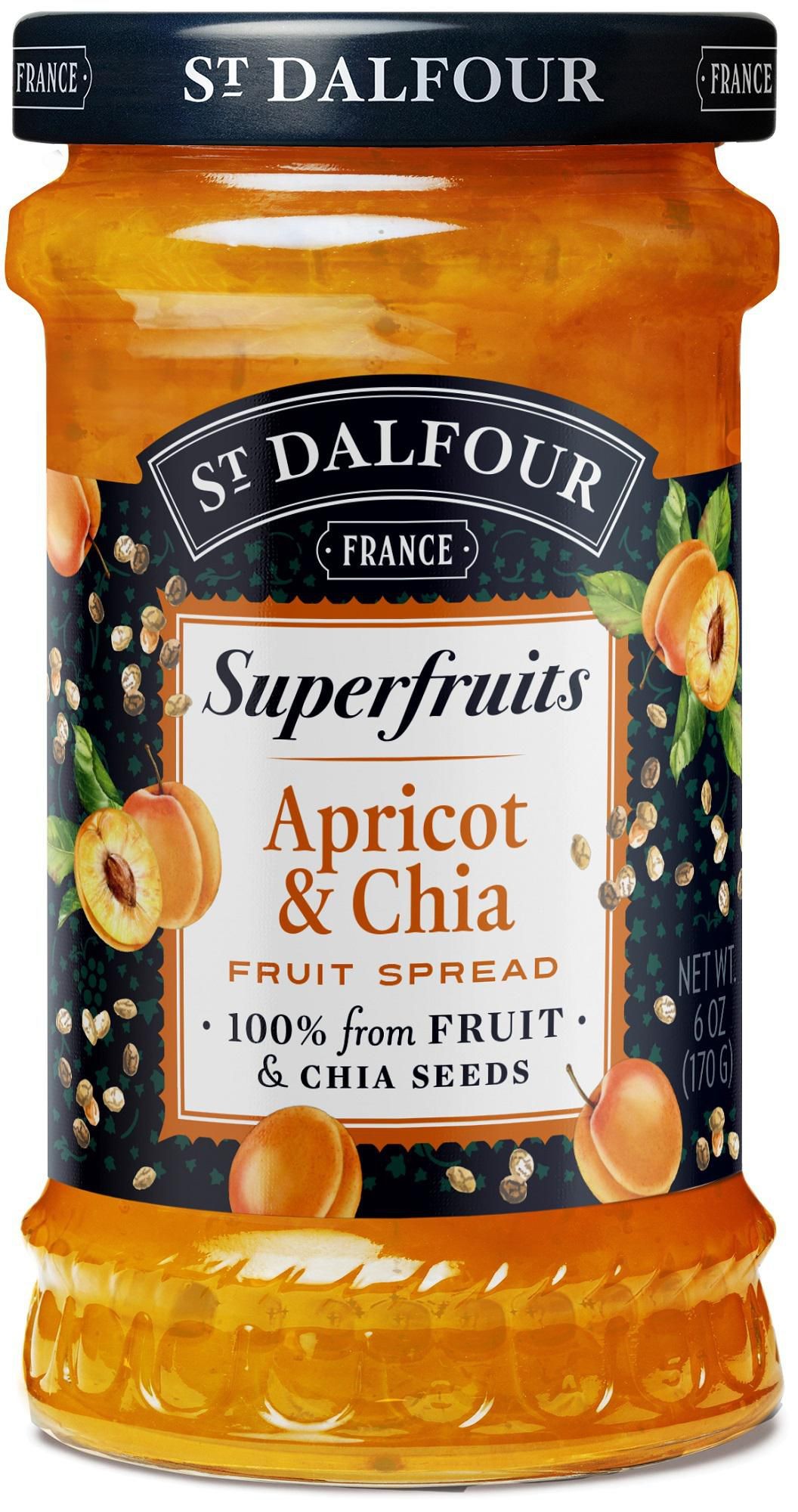 Trvanlivé potraviny - St. Dalfour Meruňka&Chia 170 g