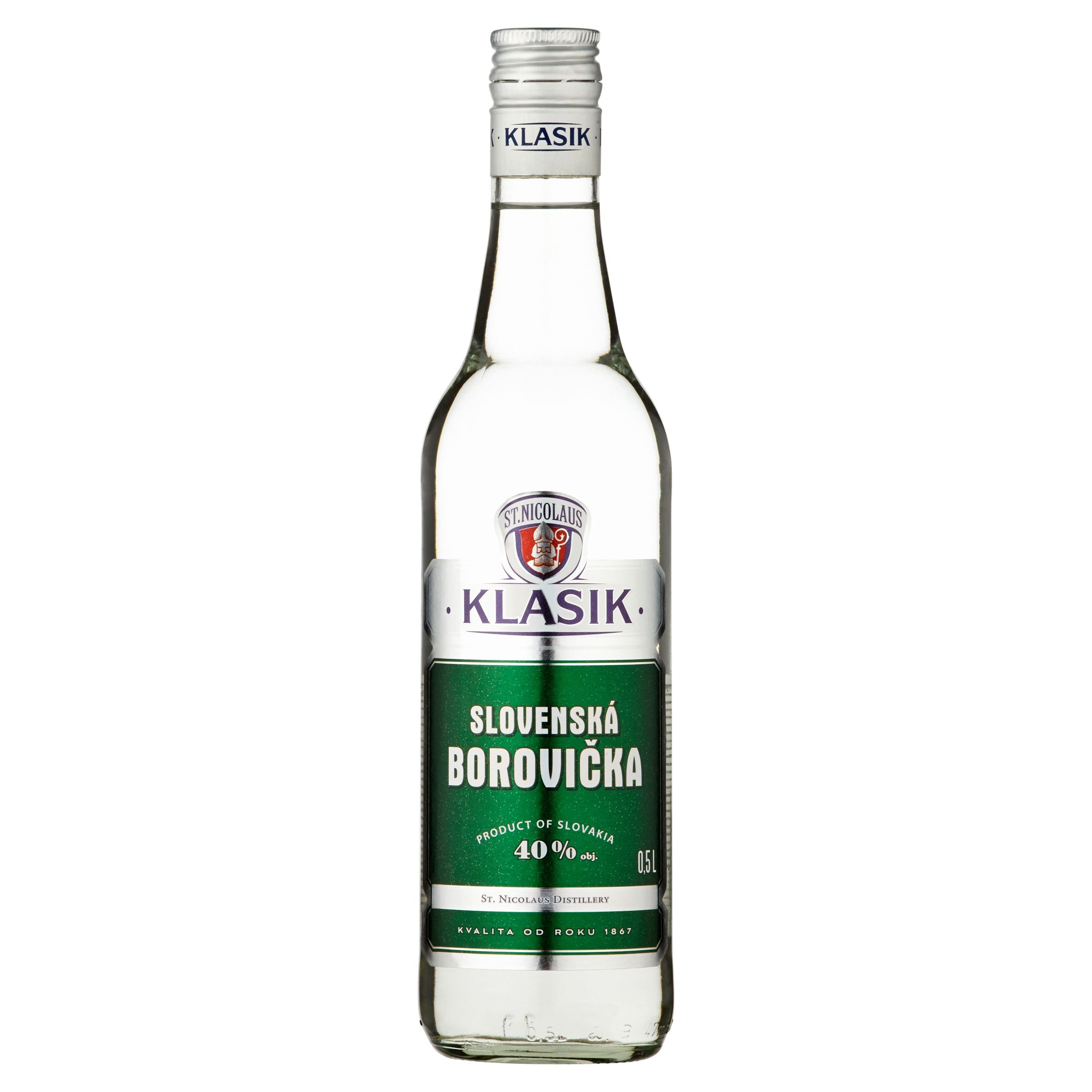 Nápoje - St. Nicolaus Klasik Slovenská borovička 0,5 l
