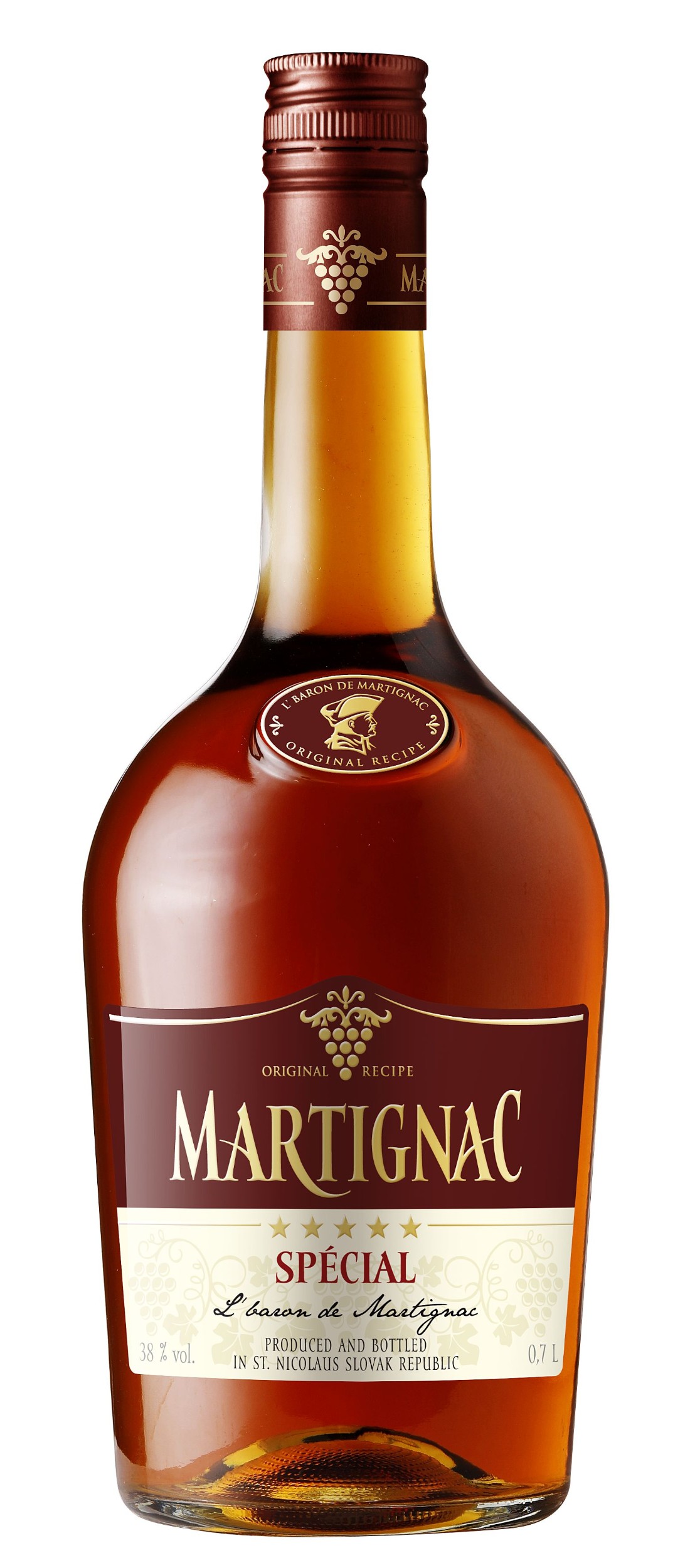 Nápoje - St. Nicolaus Martignac spéciál 38% 0,7 l