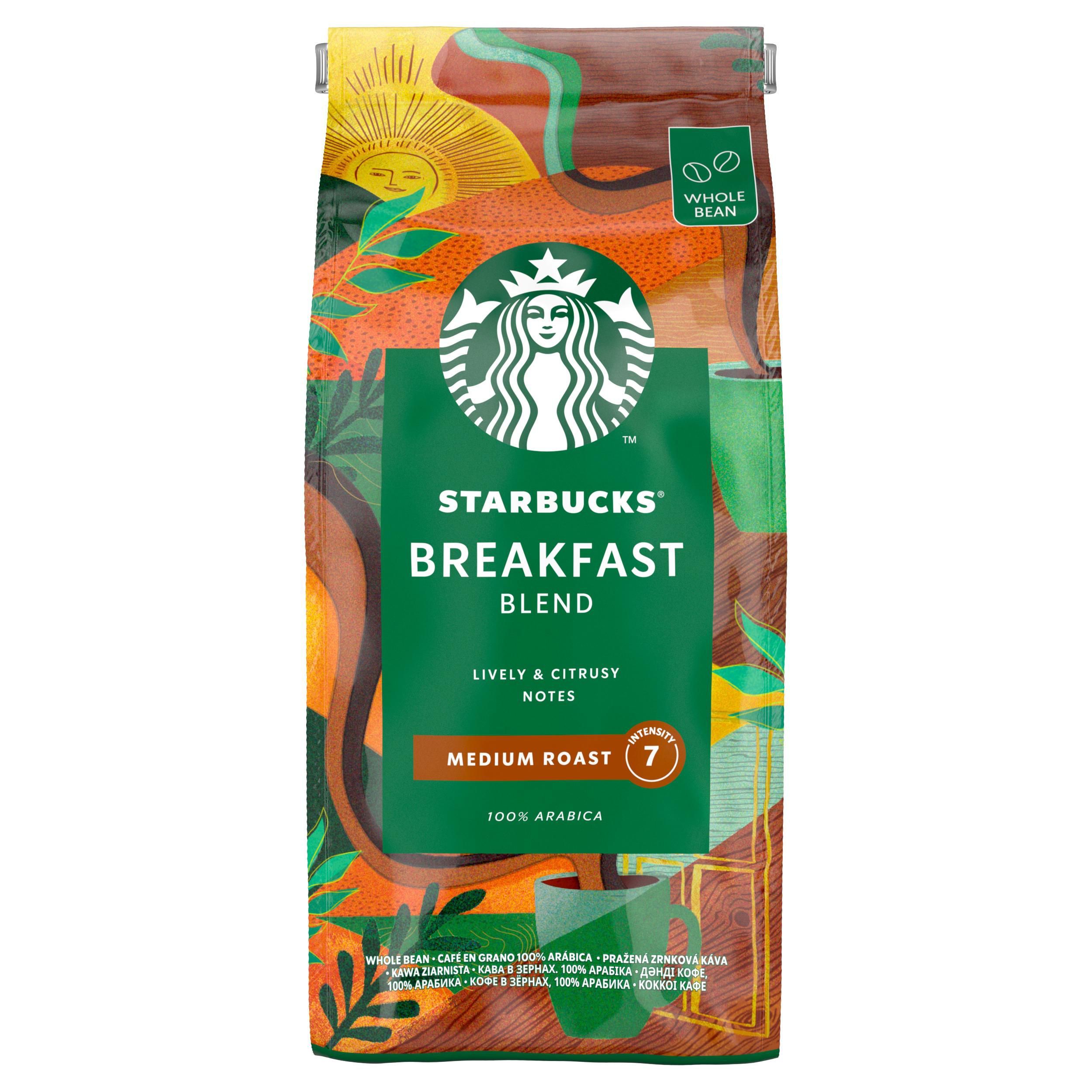 Nápoje - Starbucks® Breakfast Blend zrno 450 g
