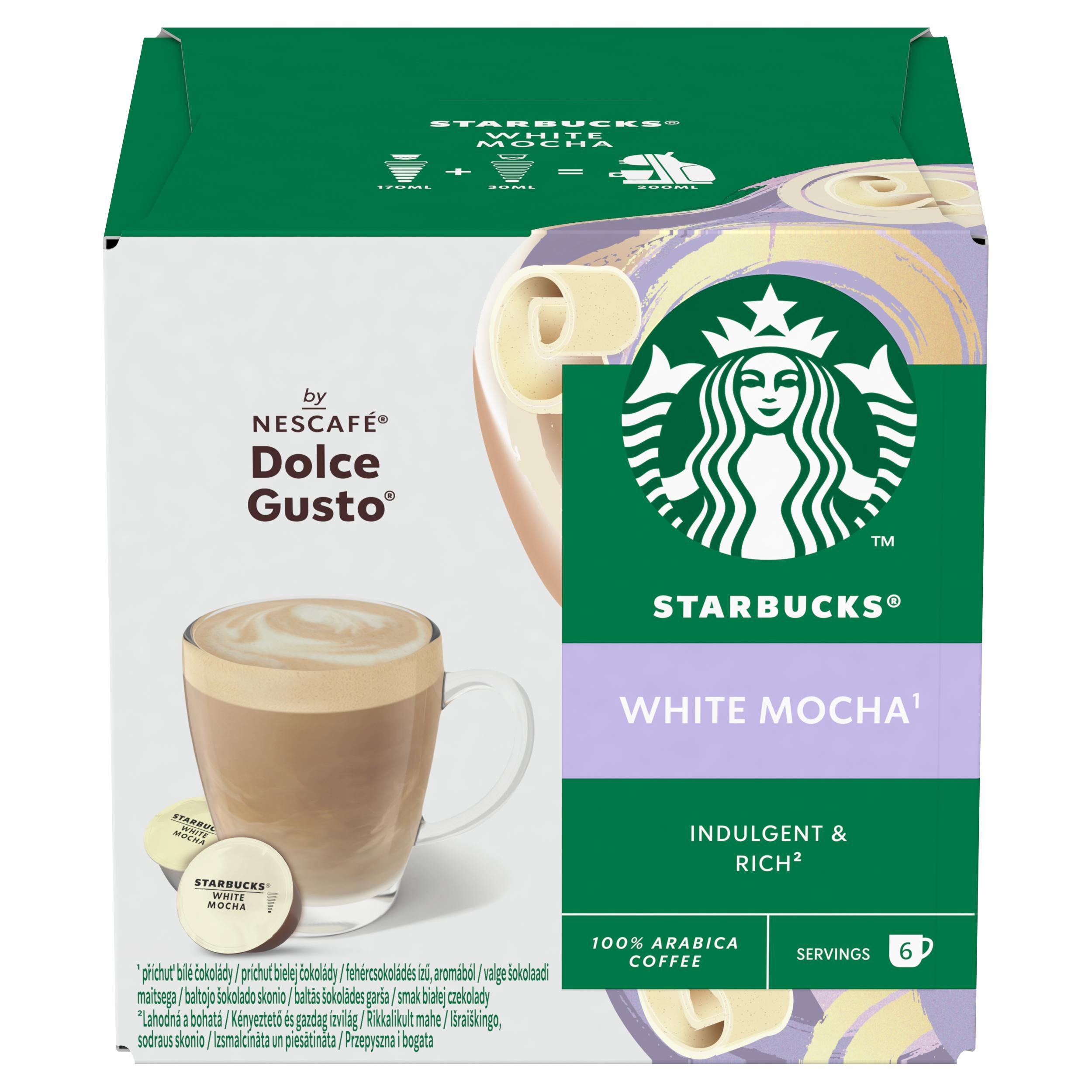 Starbucks by Nescafé Dolce Gusto White Mocha kávové kapsle 12 ks-0
