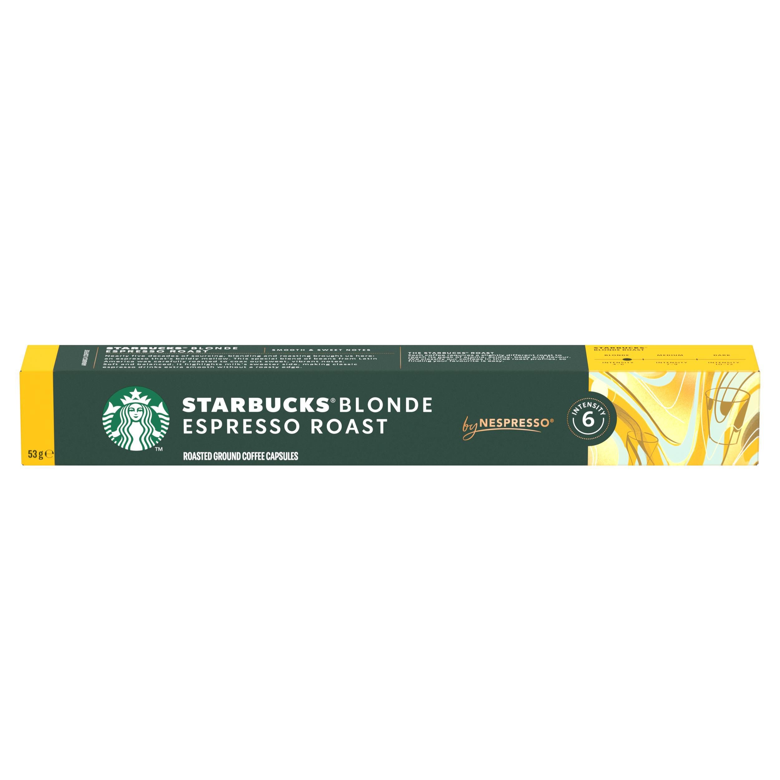 Nápoje - Starbucks by Nespresso Blonde Espresso Roast Kávové kapsle 10ks