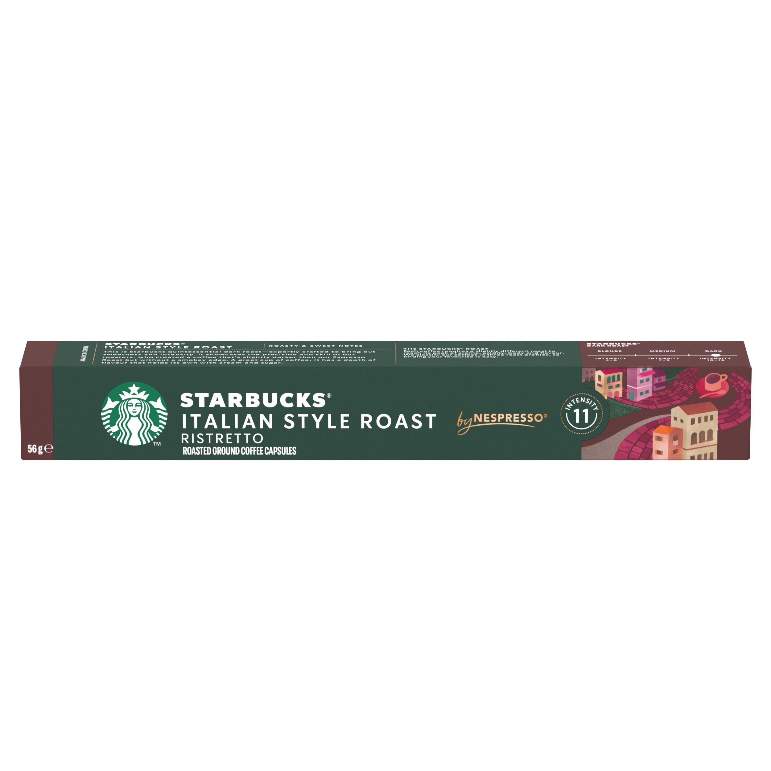 Nápoje - Starbucks Italian Style Roast by Nespresso Dark roast Kávové kapsle 10ks